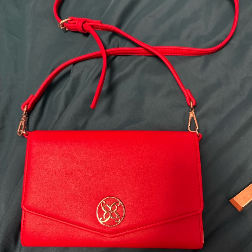 Nine West Vibrant Red Crossbody Bag